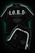 L.O.R.D “Loyalty Over Rich Desires” Premium emerald green Short Set