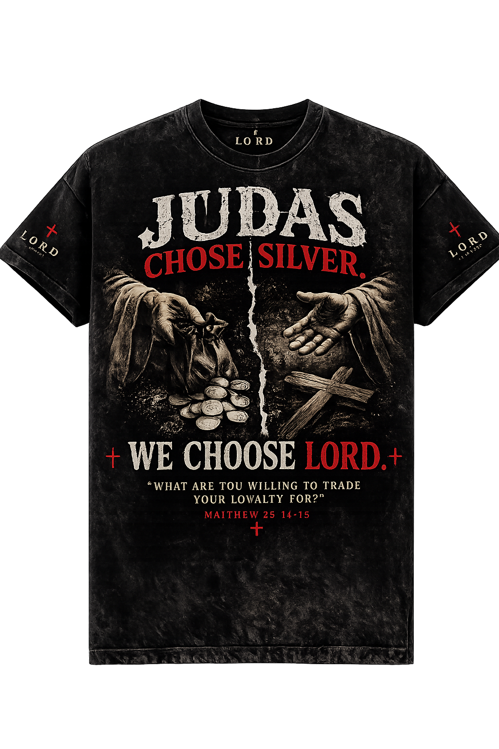 Judas Chose Silver Tee