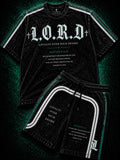 L.O.R.D “Loyalty Over Rich Desires” Premium emerald green Short Set